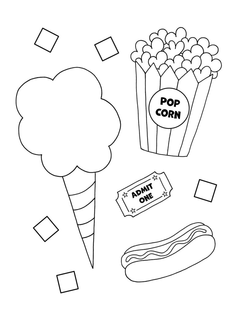 Free Carnival Coloring Pages The Hollydog Blog Free Carnival Coloring Pages The Hollydog Blog