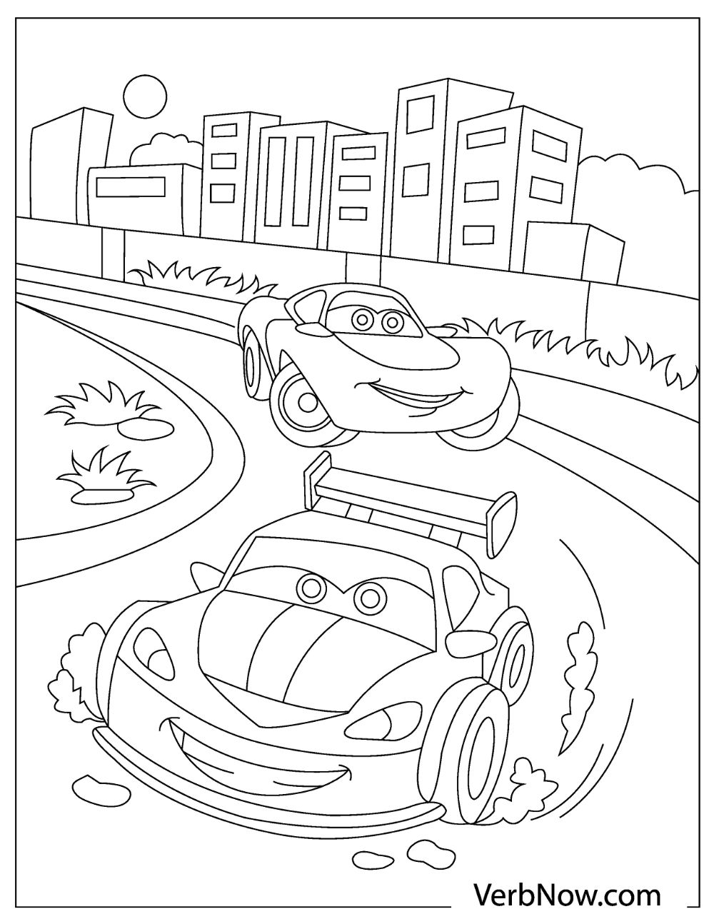 Free CARS Coloring Page For Download Printable PDF Coloring Home Free CARS Coloring Page For Download Printable PDF Coloring Home