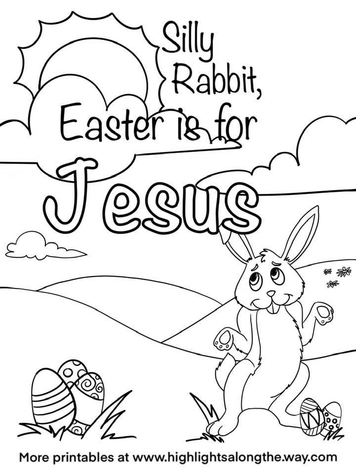 Free Christian Easter Coloring Pages