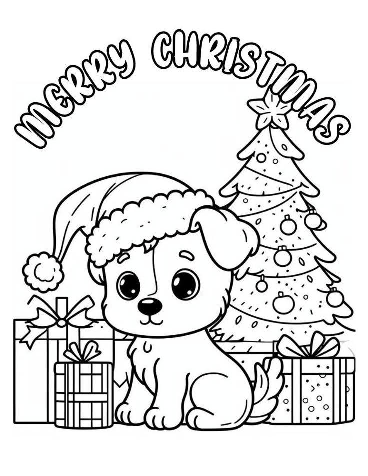 Free Christmas Dog Coloring Pages For Kids In 2024 Coloring Pages Free Christmas Dog Coloring Pages For Kids In 2024 Coloring Pages