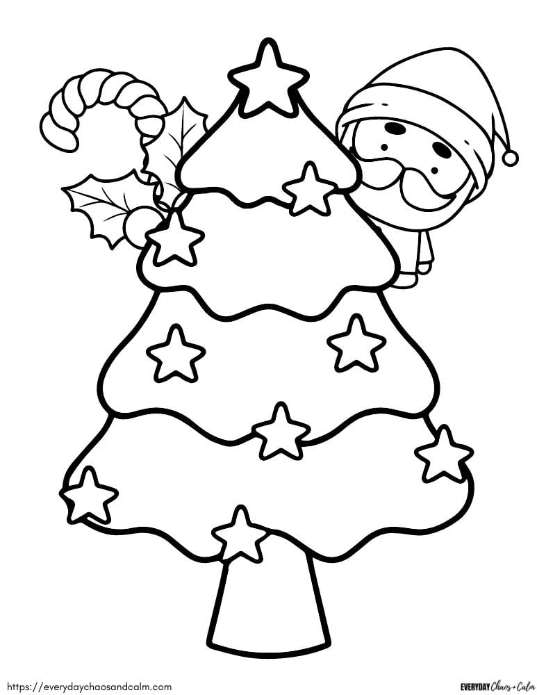 Free Christmas Tree Coloring Pages For Kids Free Christmas Tree Coloring Pages For Kids