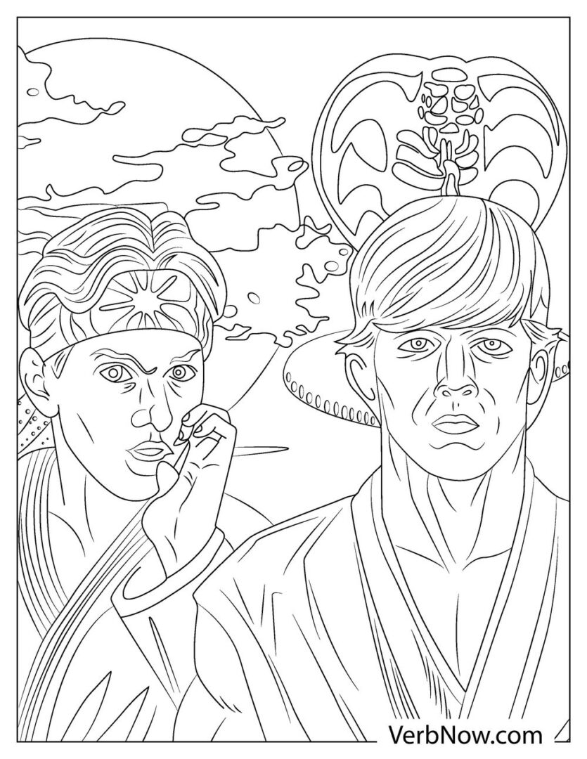 Free COBRA KAI Coloring Pages For Download Printable PDF 