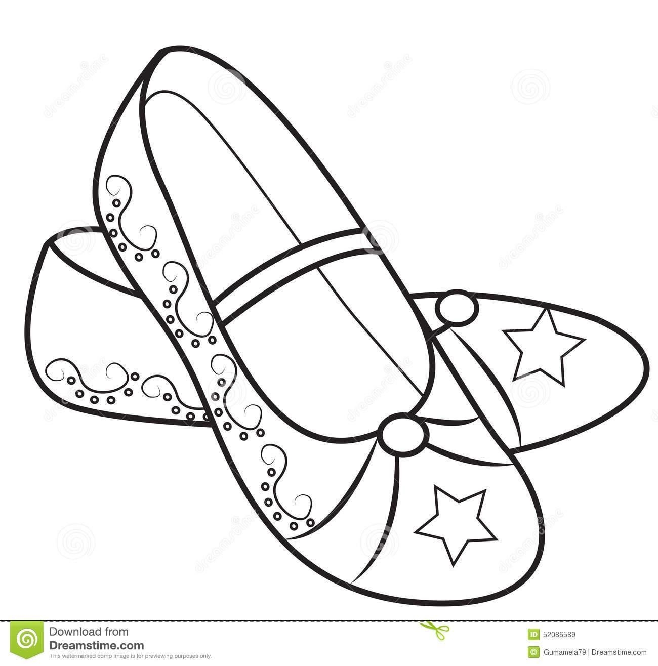 Shoes Coloring Pages Printable Shoes Coloring Pages Printable