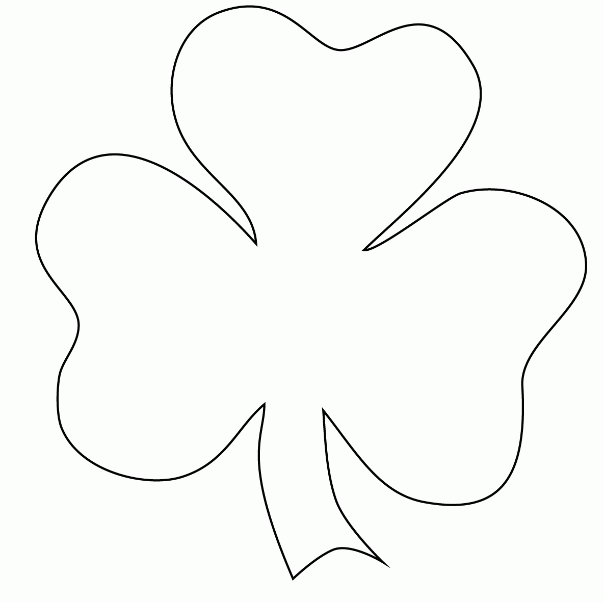 Free Coloring Pages Of Shamrocks Coloring Home Free Coloring Pages Of Shamrocks Coloring Home