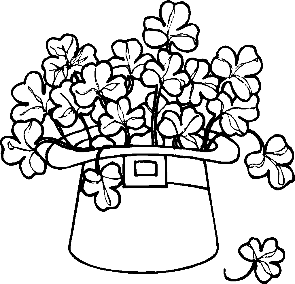 Shamrock Coloring Pages Free Printable Shamrock Coloring Pages Free Printable
