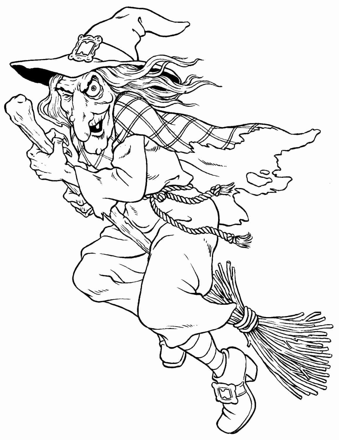 Printable Witch Coloring Pages For Adults Printable Witch Coloring Pages For Adults