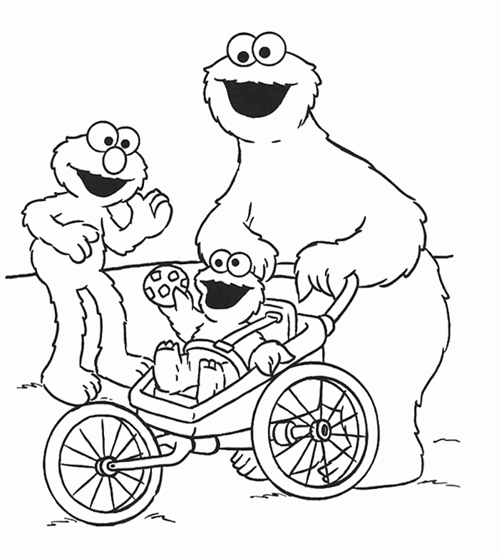 Free Cookie Monster Printable Coloring Pages Download Free Cookie