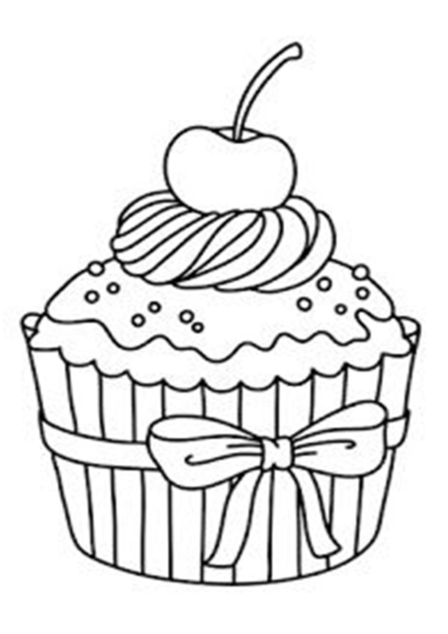 Free Cupcake Coloring Pages Printable Free Cupcake Coloring Pages Printable