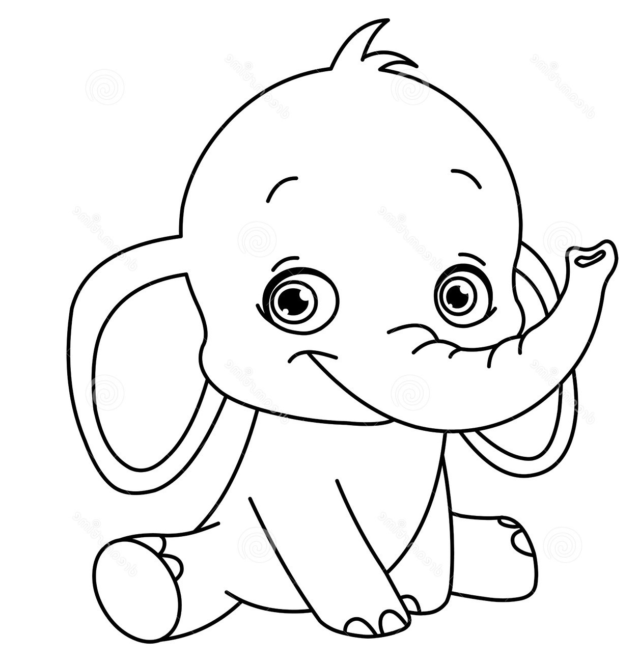 Coloring Pages Elephant Printable Coloring Pages Elephant Printable