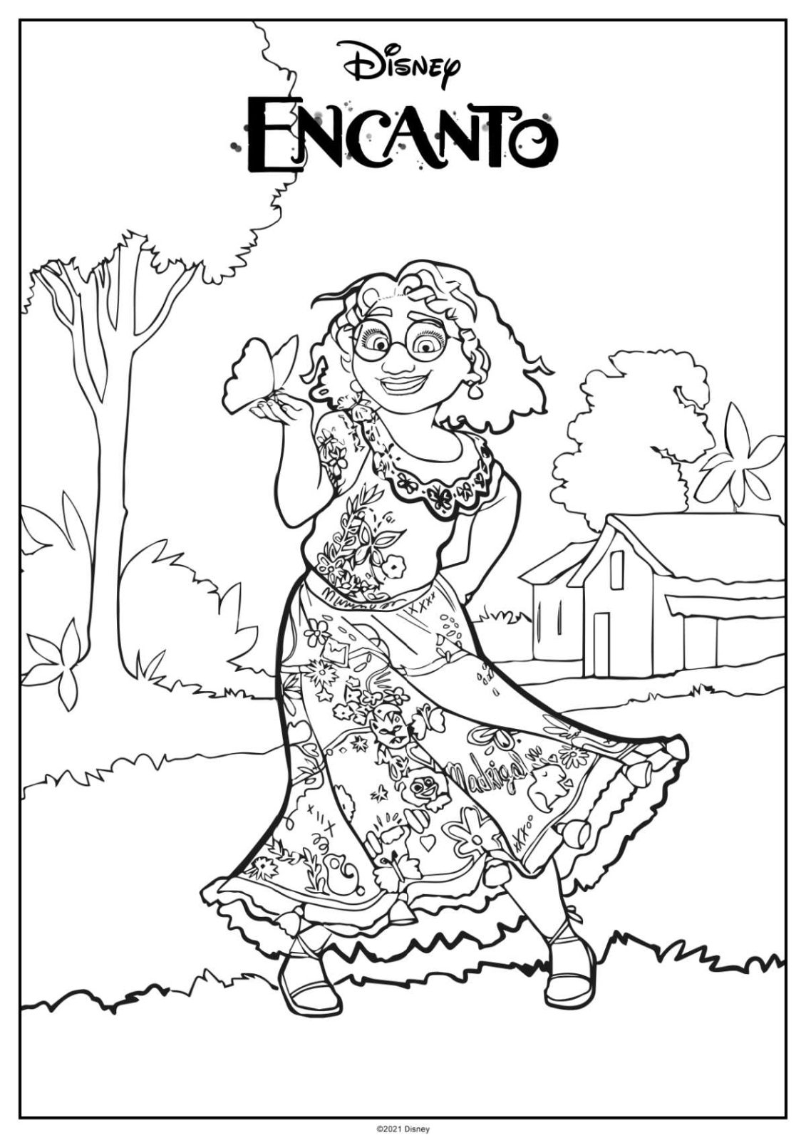 Encanto Printable Coloring Pages Encanto Printable Coloring Pages