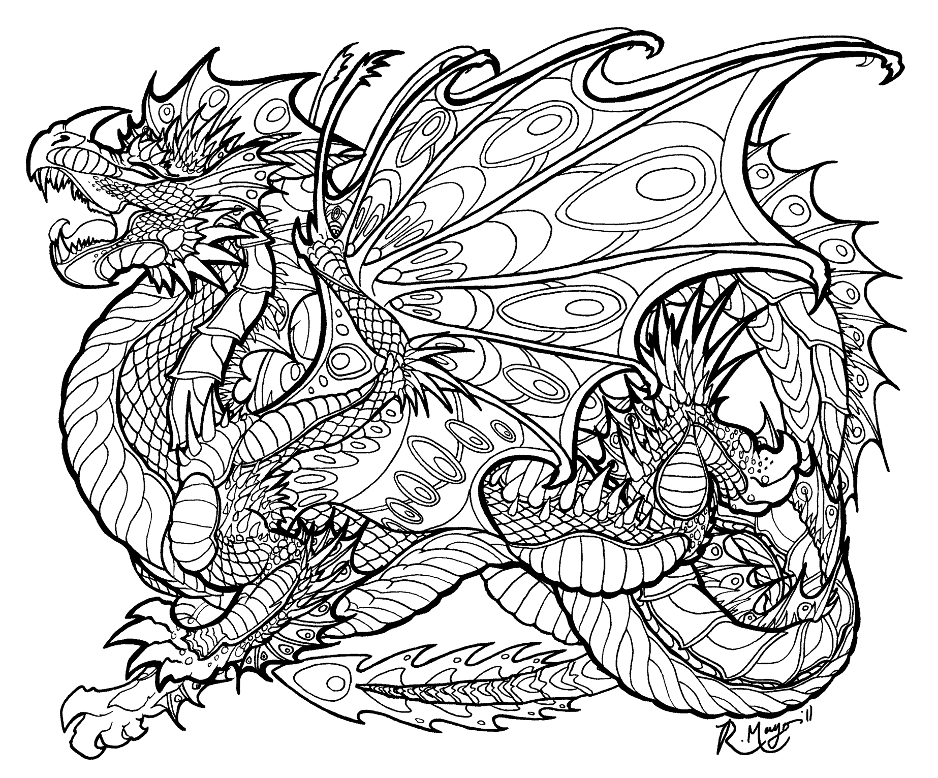 Free Dragon Coloring Pages Printable Free Dragon Coloring Pages Printable
