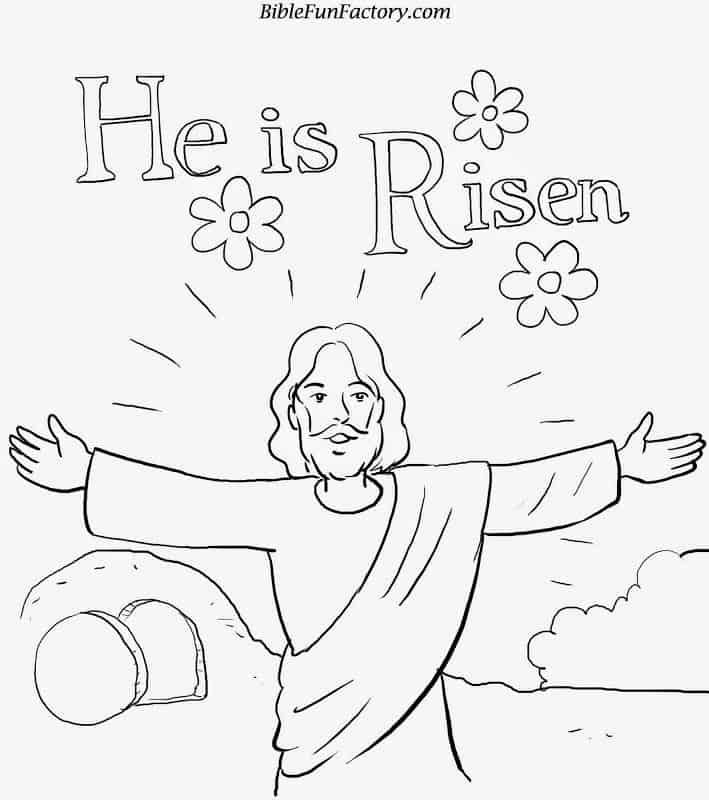 Printable Easter Story Coloring Pages Printable Easter Story Coloring Pages