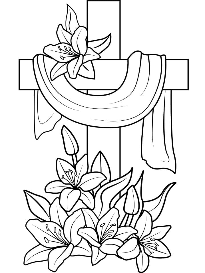Free Easter Cross Coloring Page Free Printable Coloring Pages For Kids Free Easter Cross Coloring Page Free Printable Coloring Pages For Kids