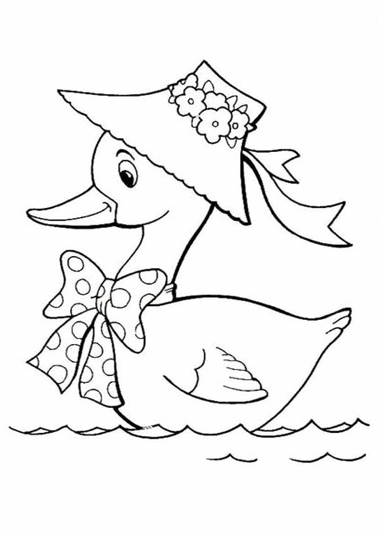 Free Easy To Print Duck Coloring Pages Tulamama Free Easy To Print Duck Coloring Pages Tulamama