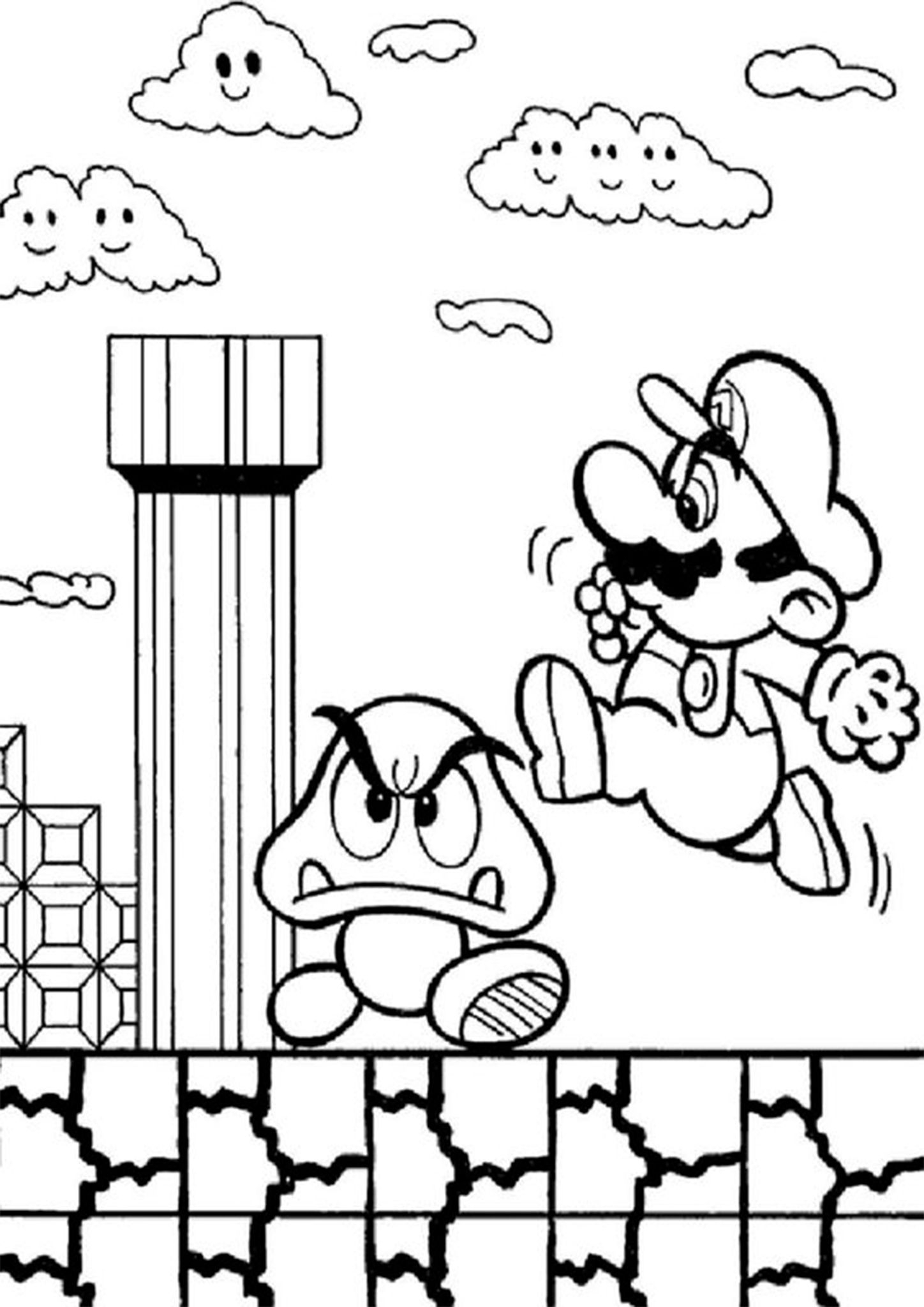 Free Easy To Print Mario Coloring Page Super Mario Coloring Pages Free Easy To Print Mario Coloring Page Super Mario Coloring Pages