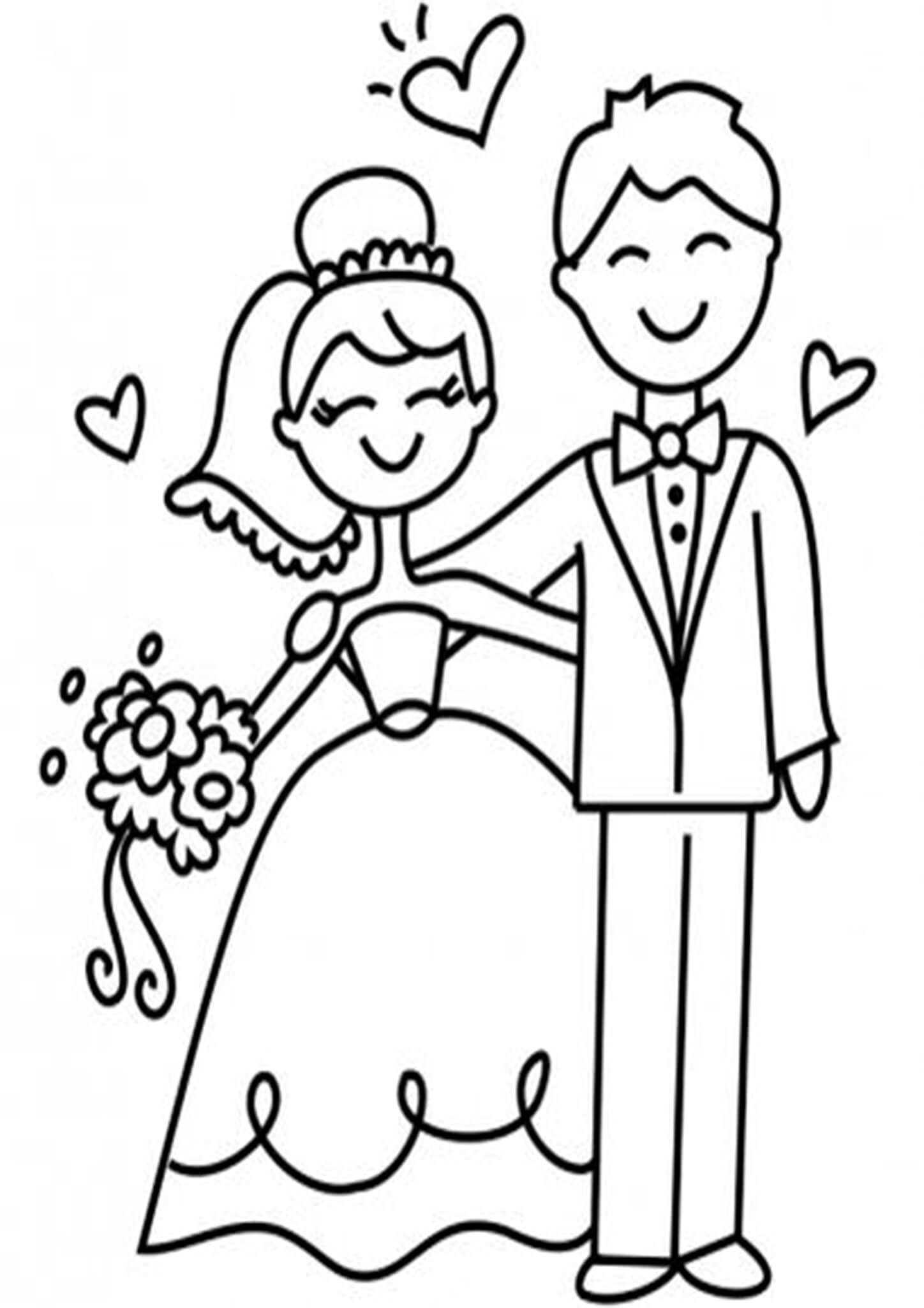 Free Easy To Print Wedding Coloring Pages Tulamama Free Easy To Print Wedding Coloring Pages Tulamama