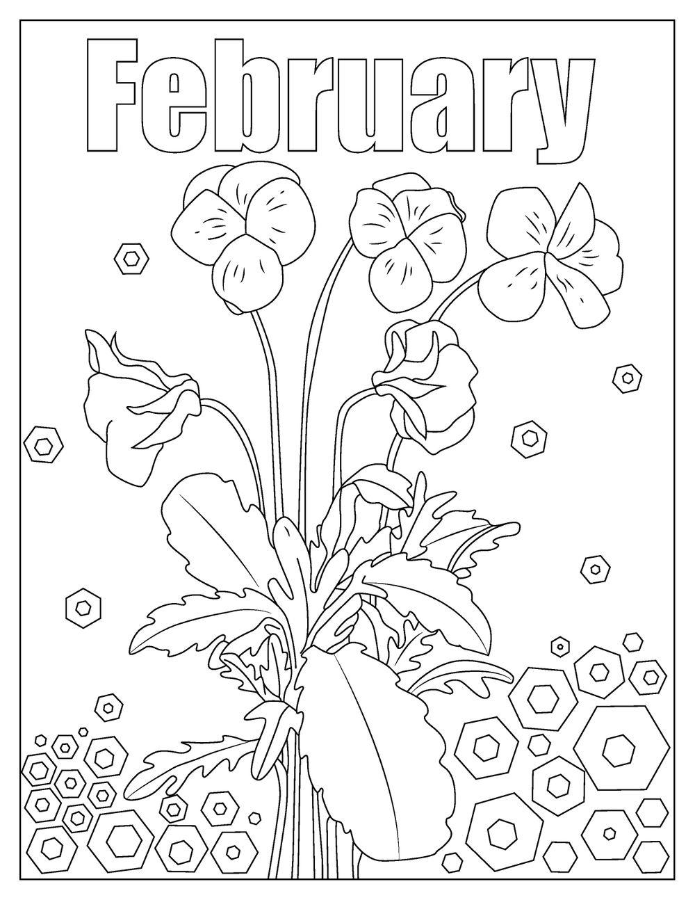 Free FEBRUARY Coloring Pages For Download Printable PDF Free FEBRUARY Coloring Pages For Download Printable PDF