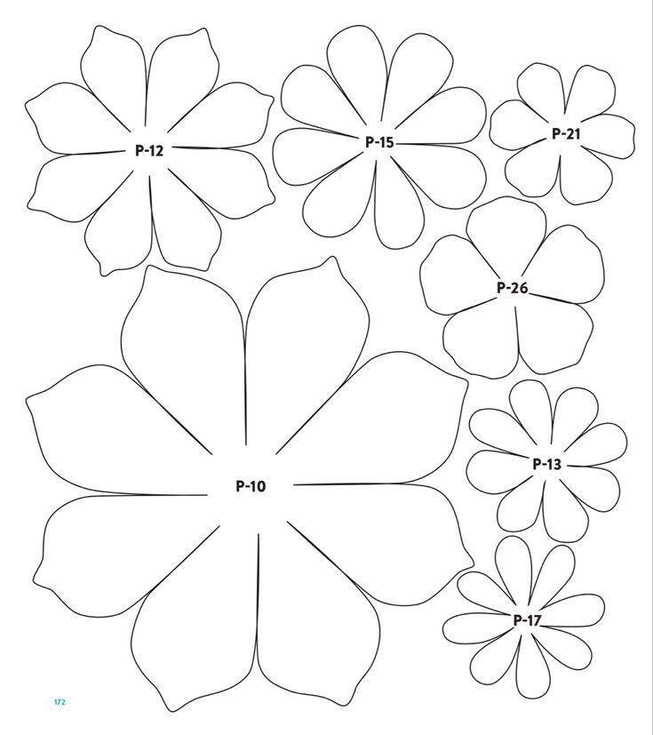 Free Flower Template Free Printable Pdf Free Flower Template Free Printable Pdf