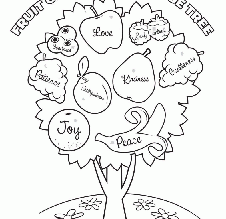 Free Fruit Of The Spirit Coloring Pages Coloring Home
