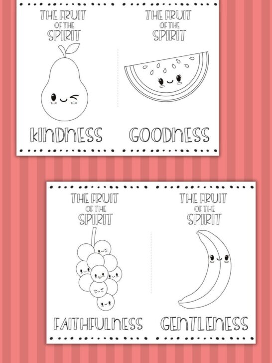 FREE Fruit Of The Spirit Coloring Pages For Kids Leap Of Faith Crafting