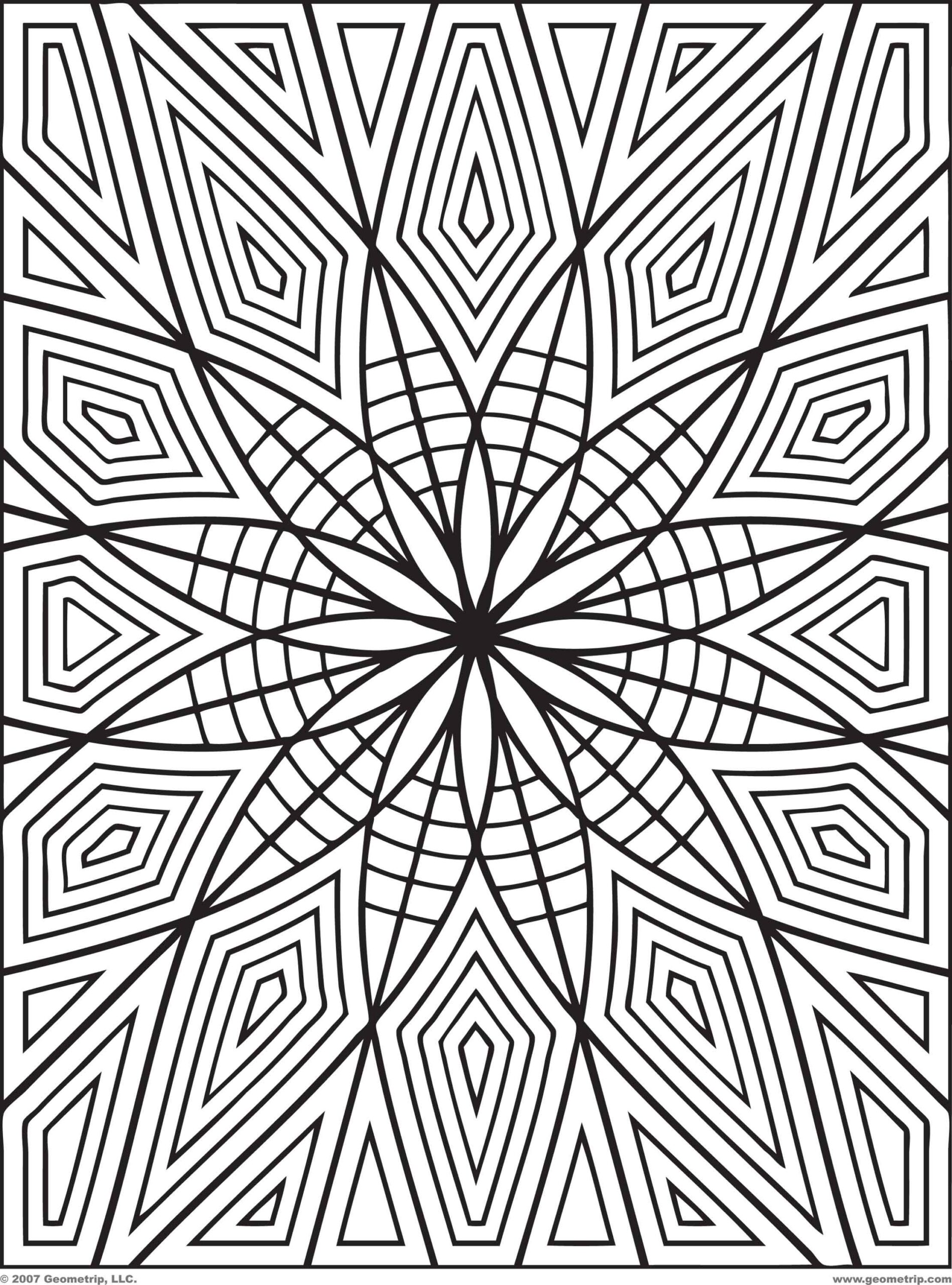Free Geometric Coloring Pages For Adults Free Printable Geometric Free Geometric Coloring Pages For Adults Free Printable Geometric