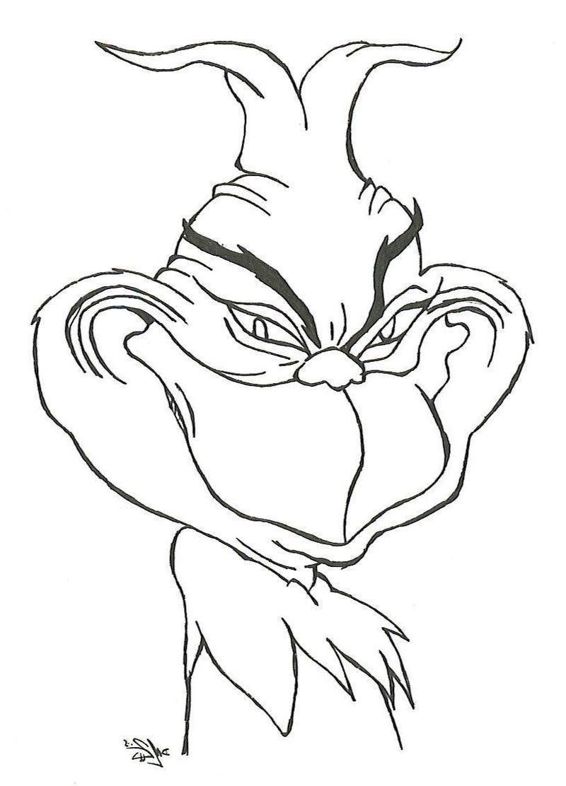 Free Grinch Printable Coloring Pages