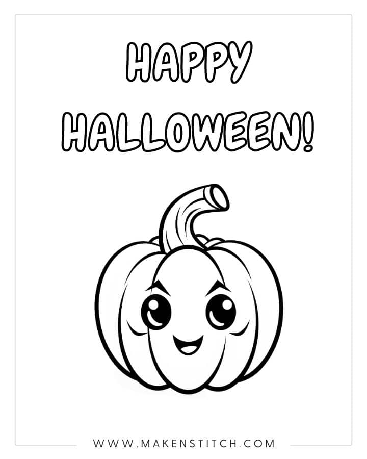 Free Halloween Coloring Pages Makenstitch Free Halloween Coloring Pages Makenstitch