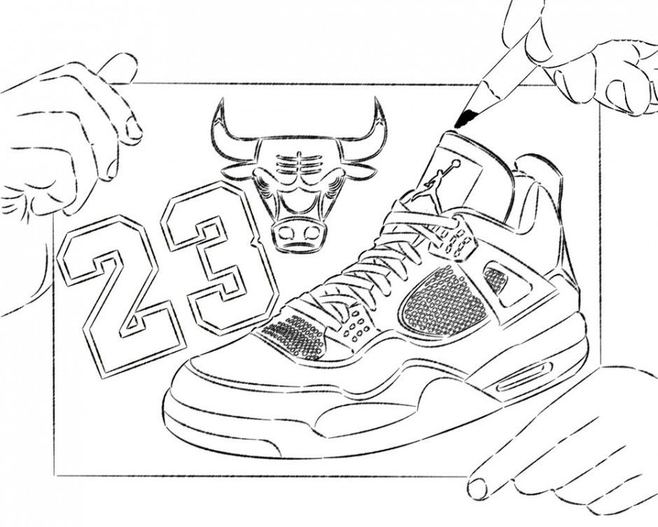 Free Jordan Shoe Coloring Pages Download Free Jordan Shoe Coloring