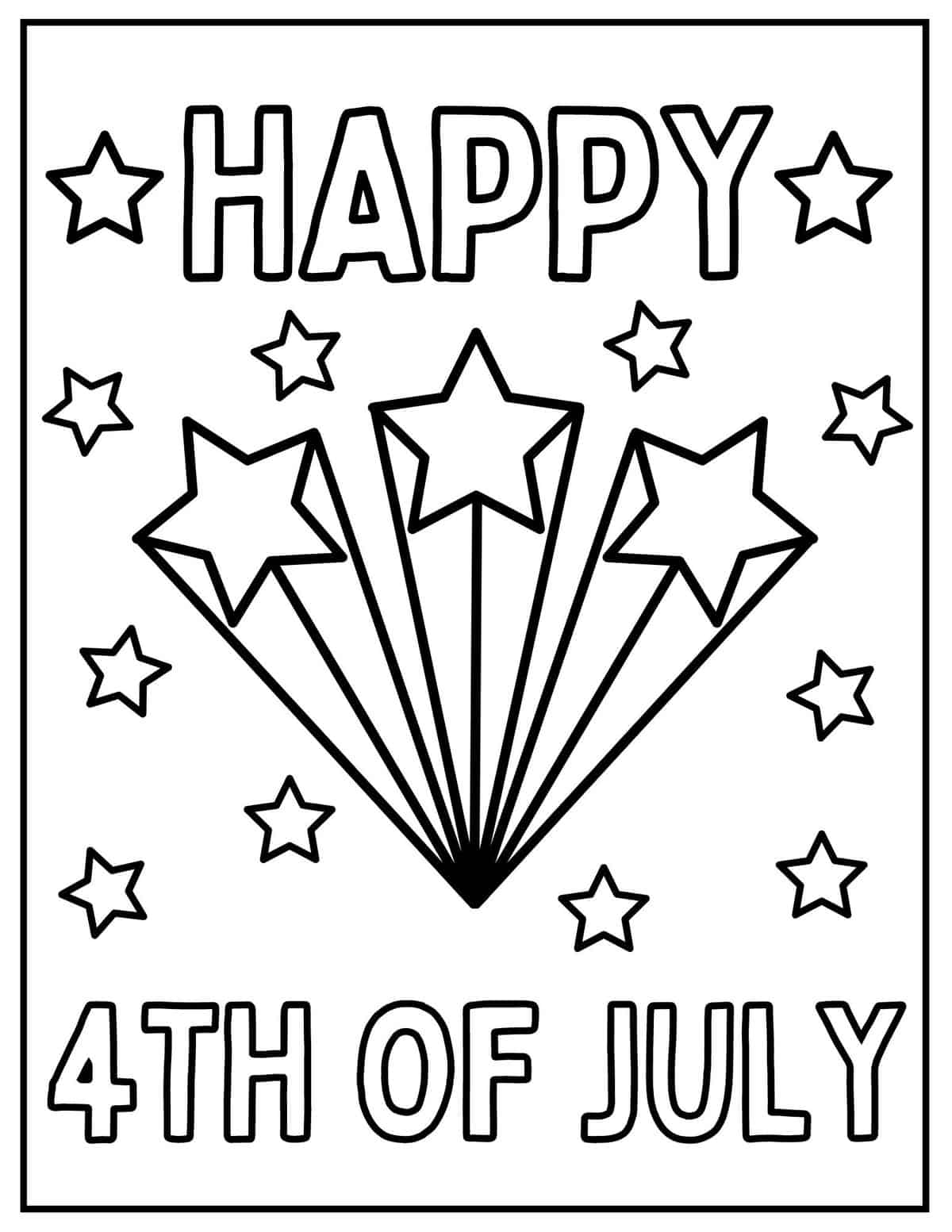 Free July Coloring Pages Free July Coloring Pages