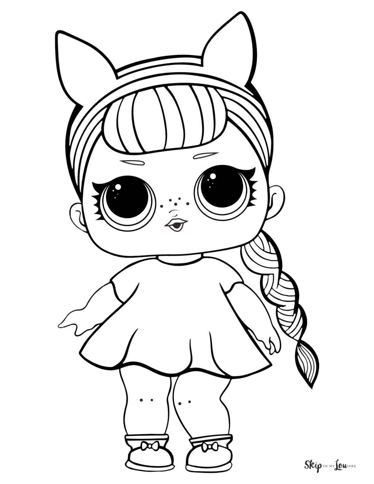 Free Lol Doll Coloring Pages