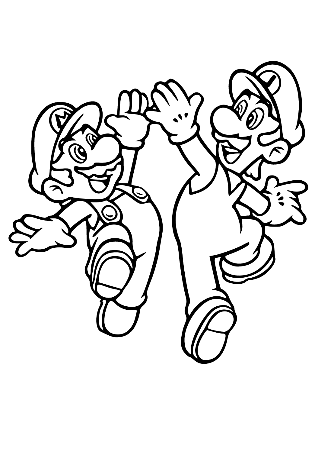 Free Mario And Luigi Coloring Pages Printable Free Mario And Luigi Coloring Pages Printable
