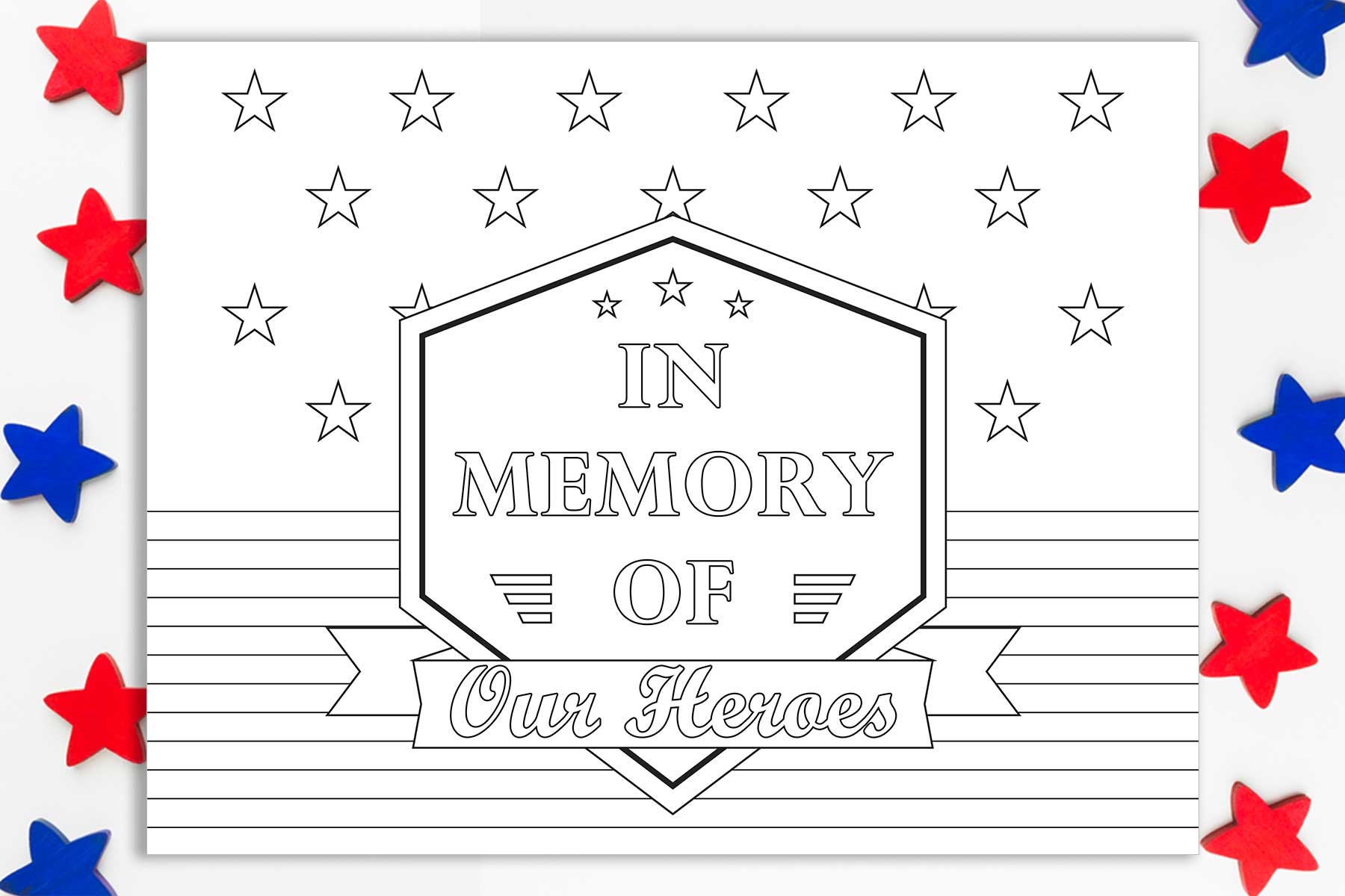 Free Printable Memorial Day Coloring Pages