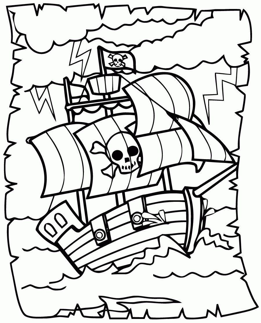 Free Pirate Coloring Page Pirate Coloring Pages For Kids