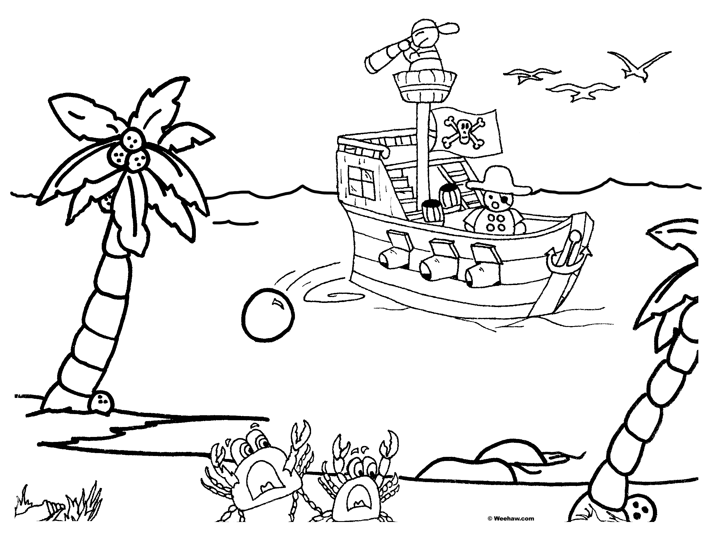 Pirate Coloring Pages Free Printable Pirate Coloring Pages Free Printable