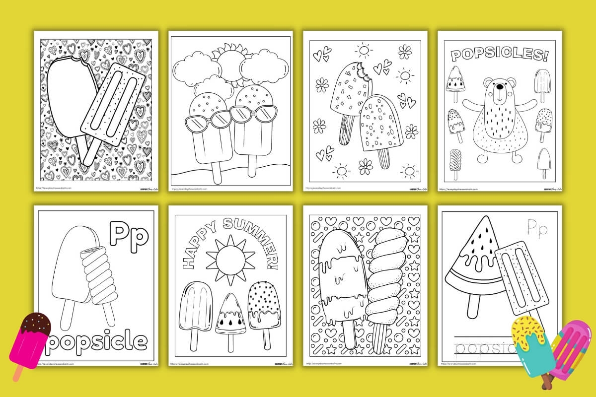 Free Popsicle Coloring Pages For Kids Free Popsicle Coloring Pages For Kids