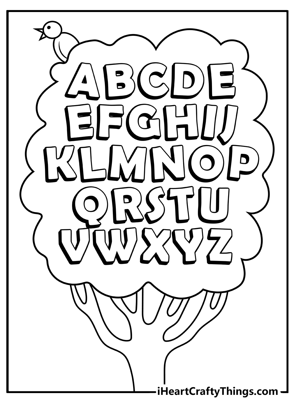 Free Abc Coloring Pages Printable Free Abc Coloring Pages Printable