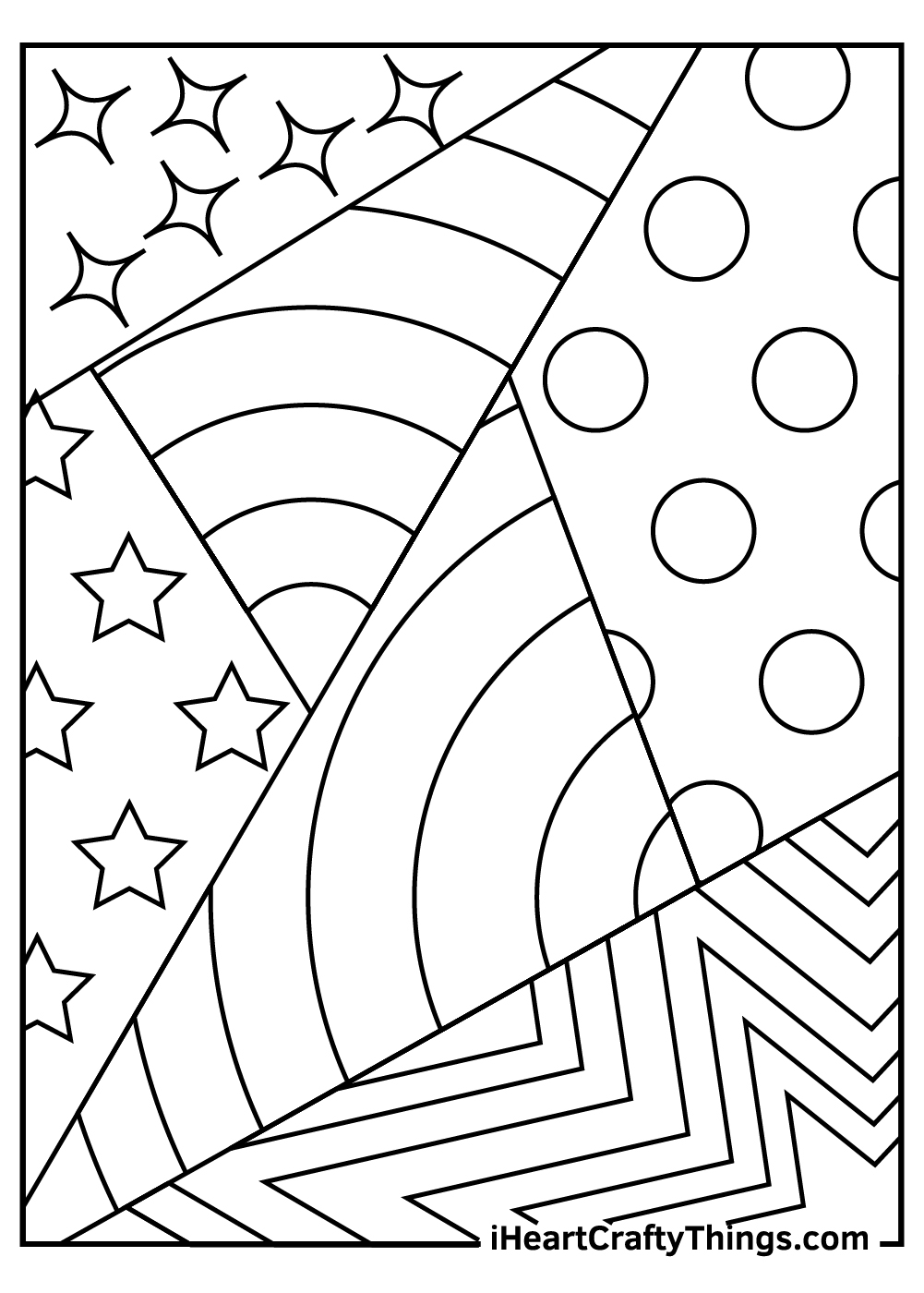 Printable Abstract Art Coloring Pages Printable Abstract Art Coloring Pages