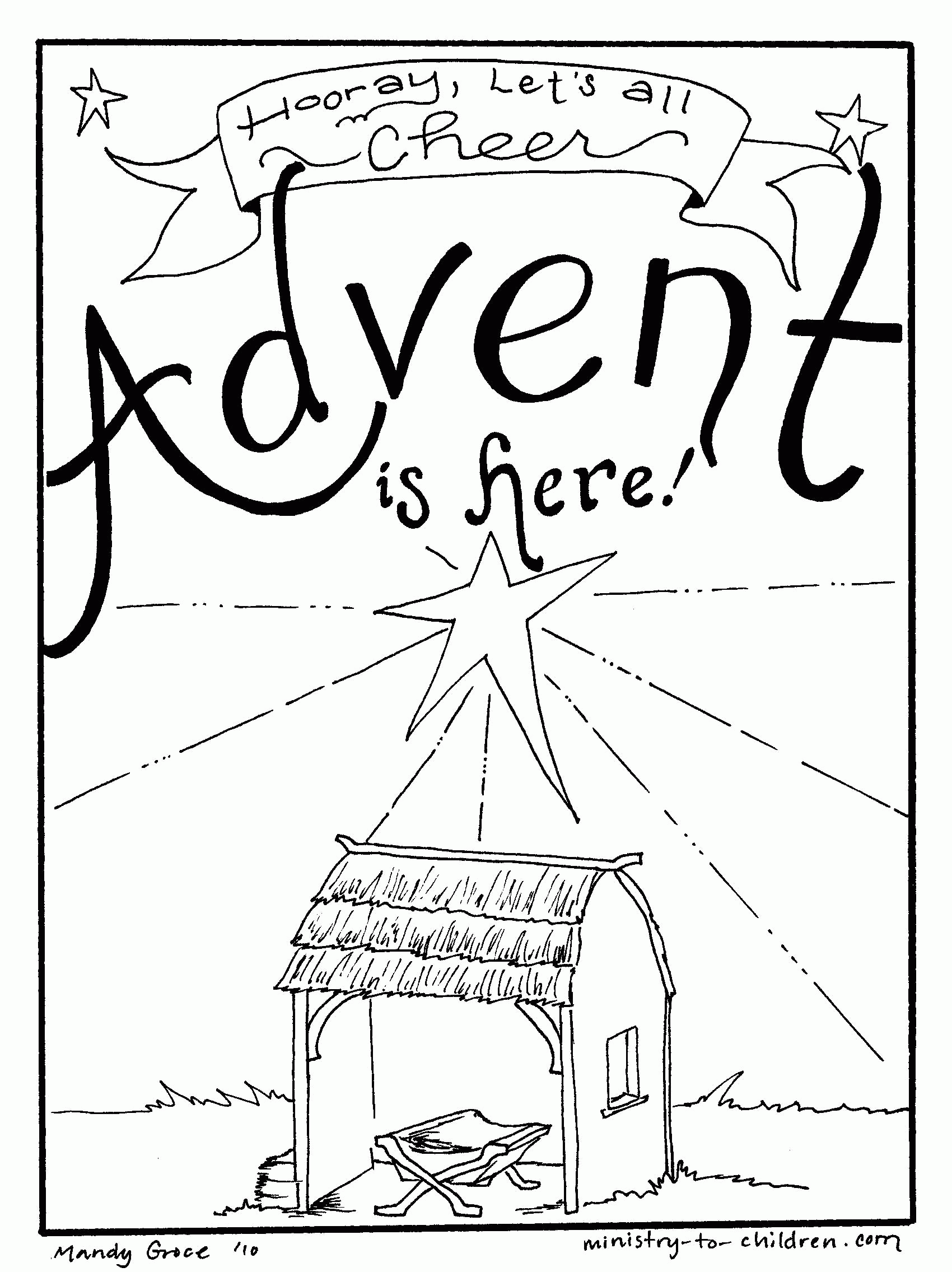 Free Printable Advent Coloring Pages Free Printable Advent Coloring Pages