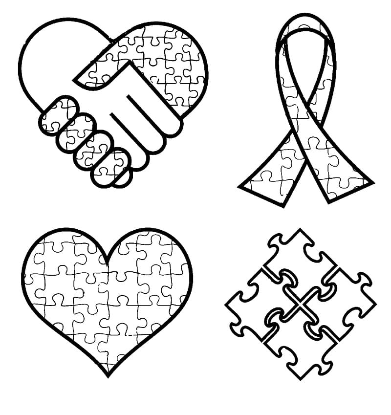 Free Printable Autism Awareness Coloring Pages Free Printable Autism Awareness Coloring Pages