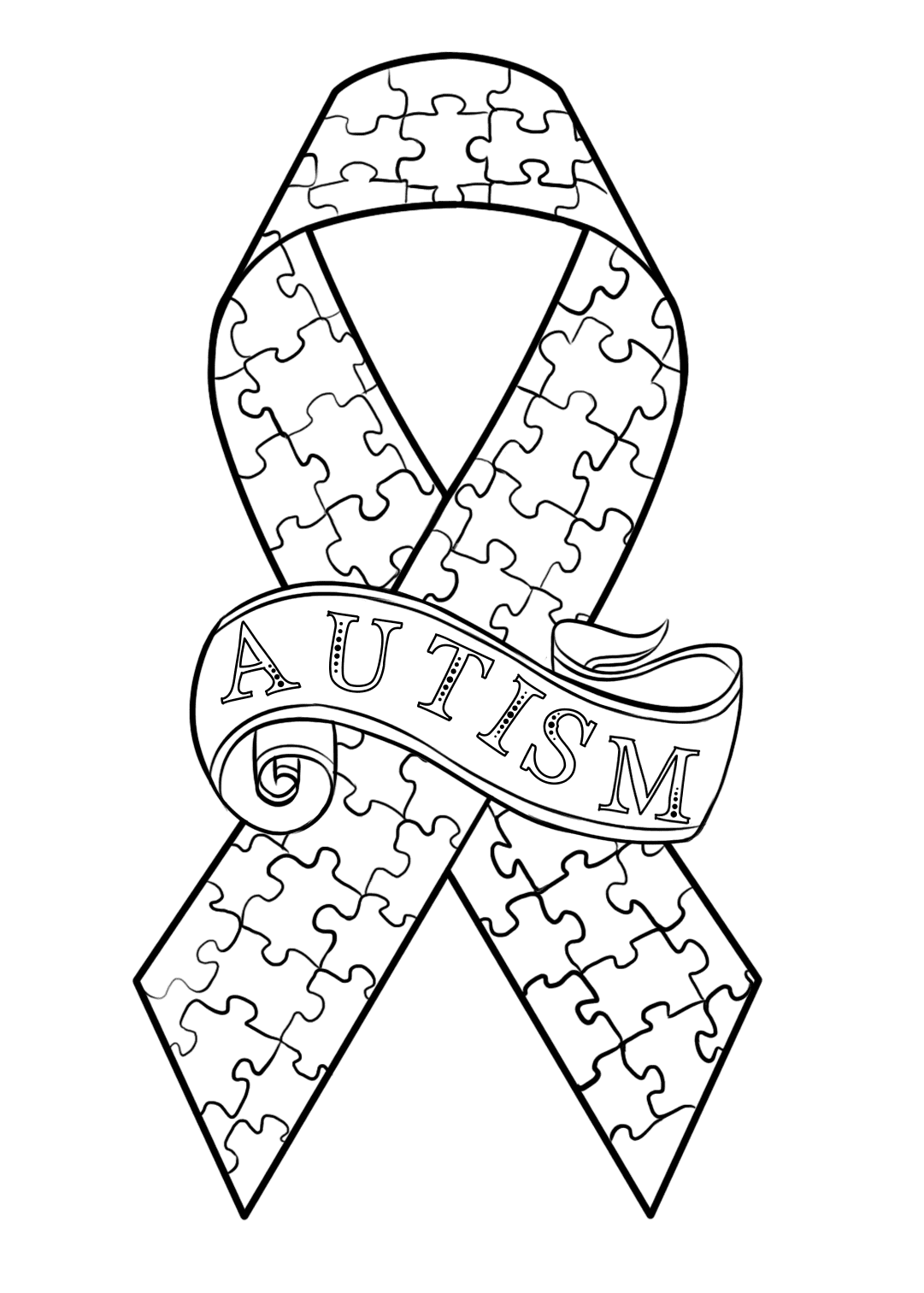 Free Printable Autism Awareness Coloring Pages Free Printable Autism Awareness Coloring Pages