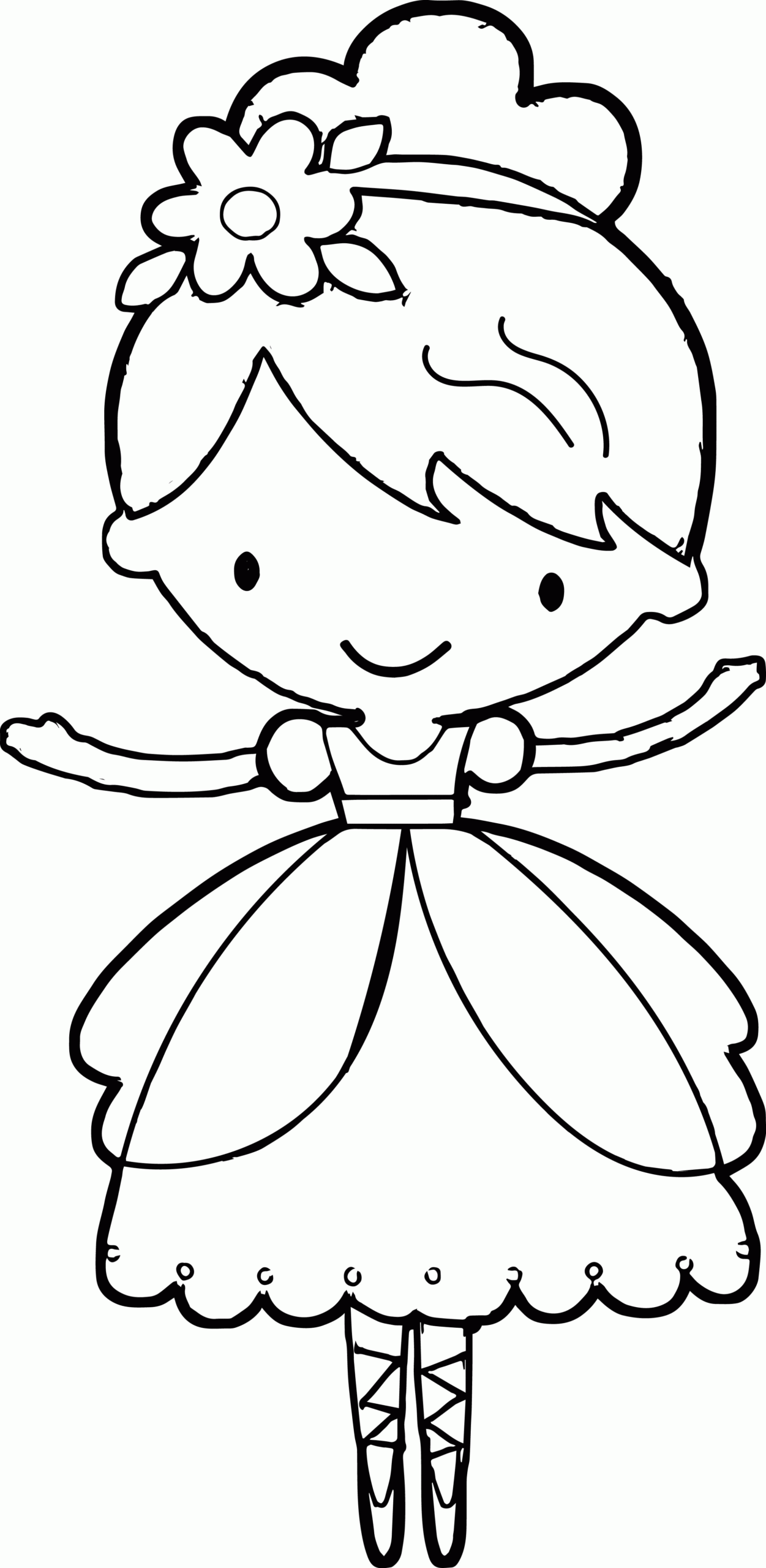 Free Printable Ballerina Coloring Pages