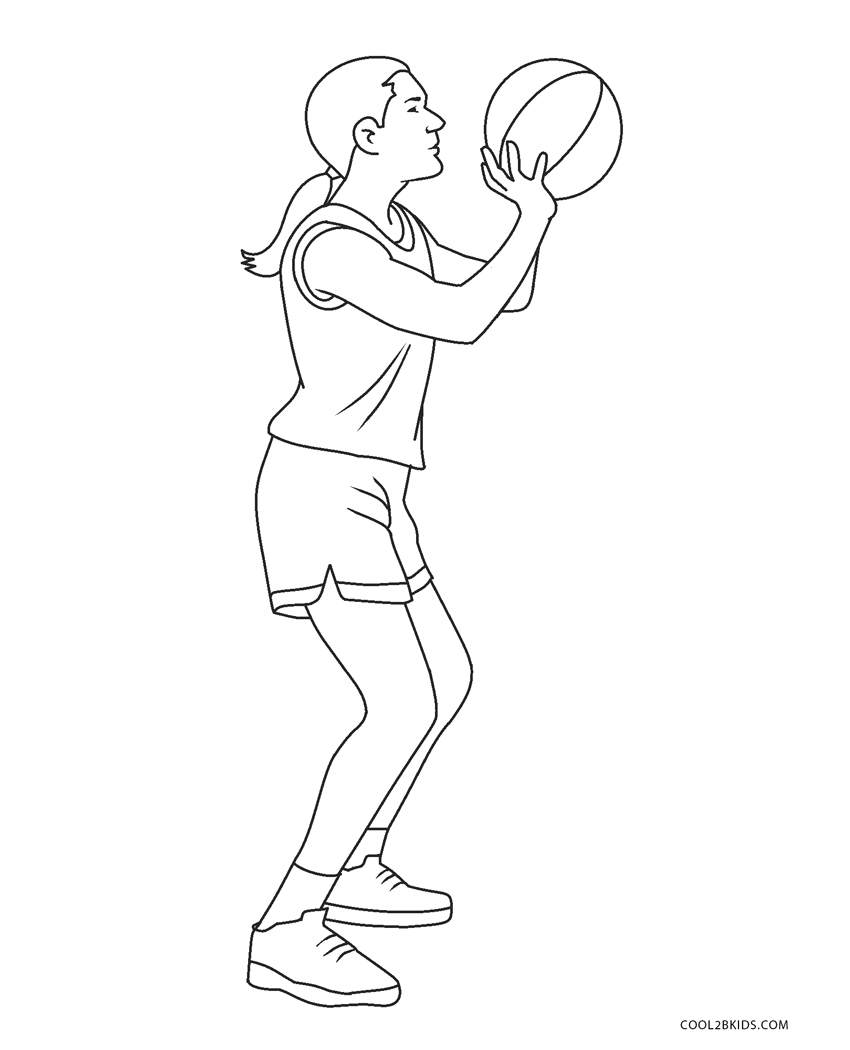 Free Printable Basketball Coloring Pages For Kids Free Printable Basketball Coloring Pages For Kids