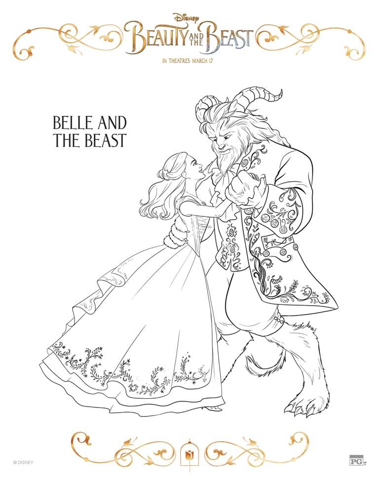 Free Printable BEAUTY AND THE BEAST Coloring Pages This Fairy Tale Life Free Printable BEAUTY AND THE BEAST Coloring Pages This Fairy Tale Life