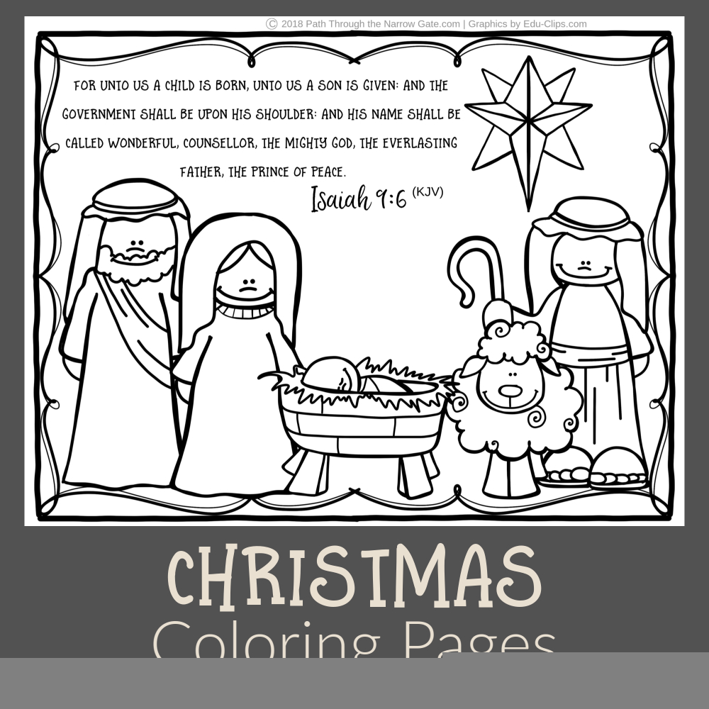 Printable Christmas Bible Verse Coloring Pages Printable Christmas Bible Verse Coloring Pages