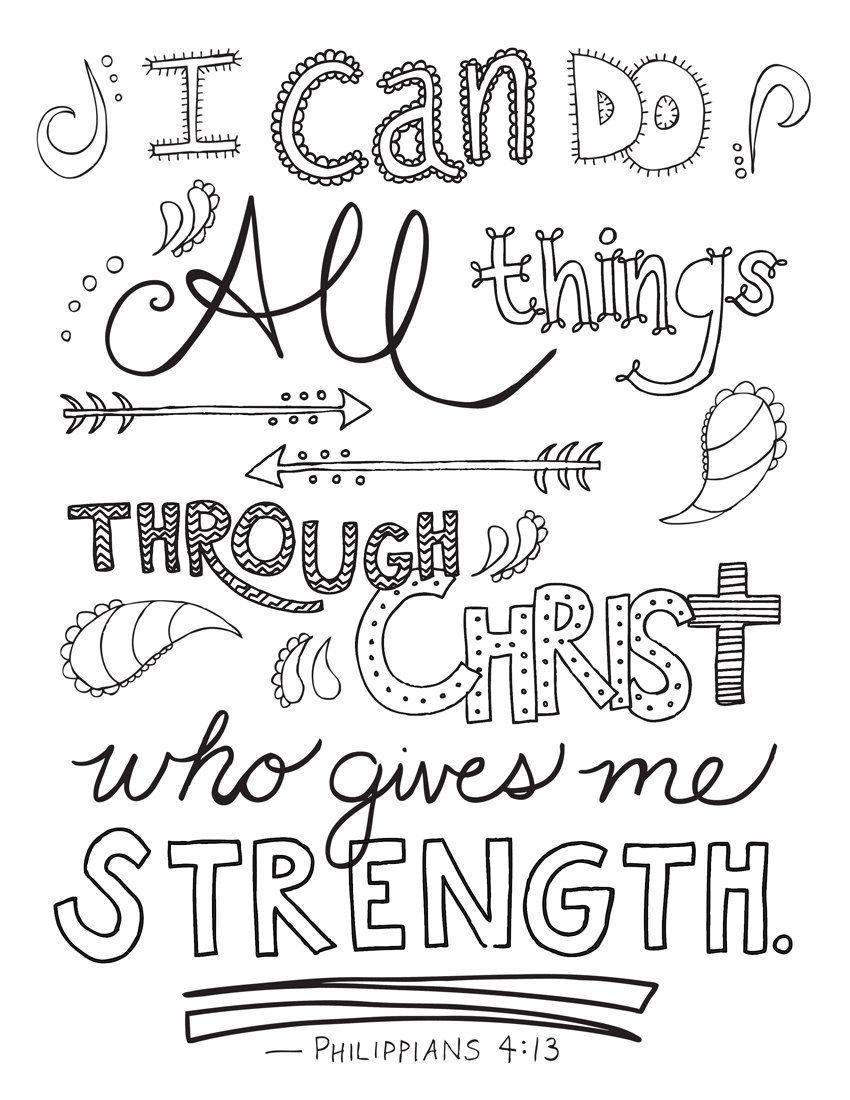 Bible Verse Printable Coloring Pages Bible Verse Printable Coloring Pages