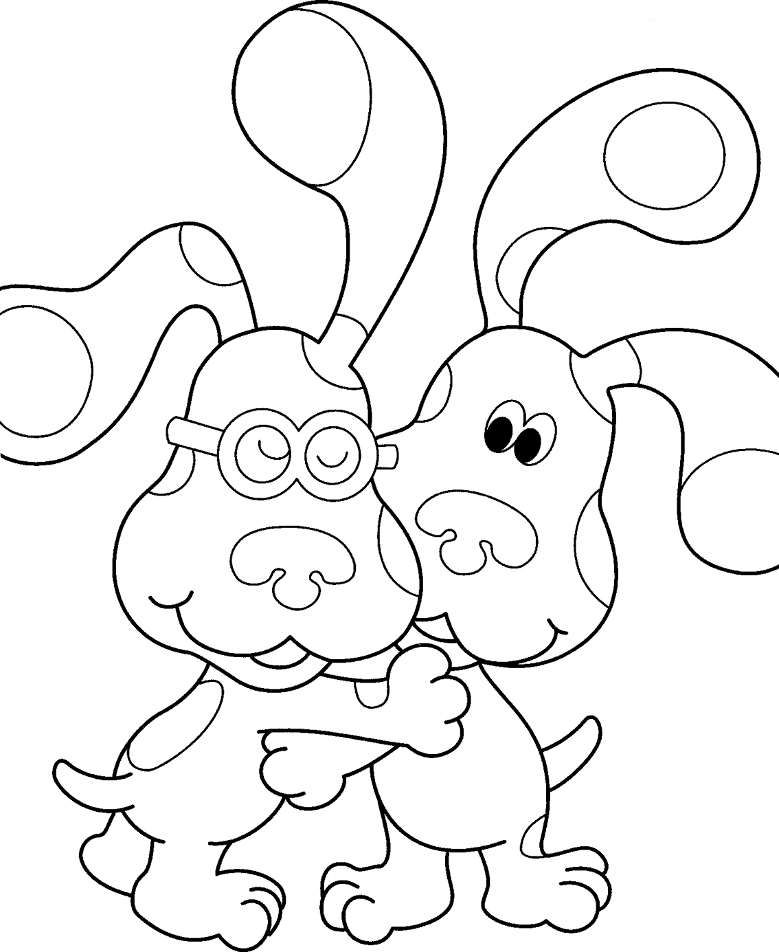 Free Printable Blues Clues Coloring Pages At Gankamrynblog Blog