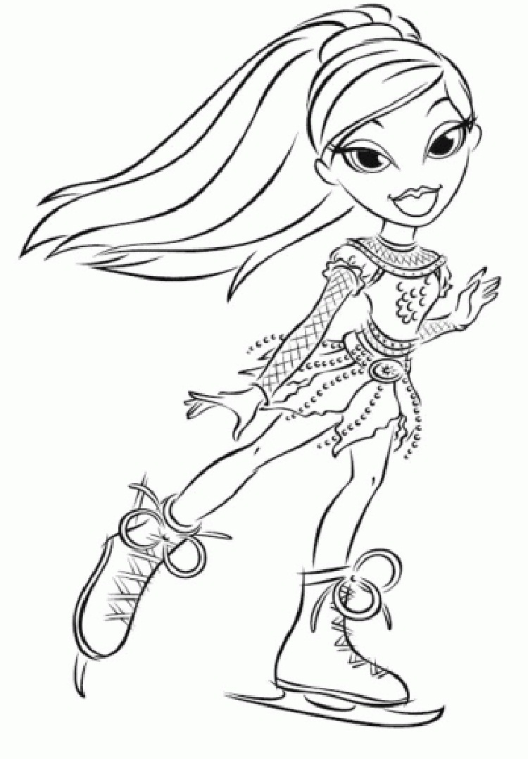 Free Printable Bratz Coloring Pages For Kids Free Printable Bratz Coloring Pages For Kids