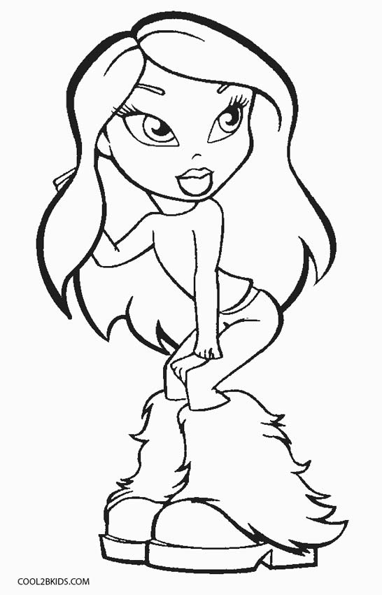 Free Printable Bratz Coloring Pages For Kids Cool2bKids Free Printable Bratz Coloring Pages For Kids Cool2bKids