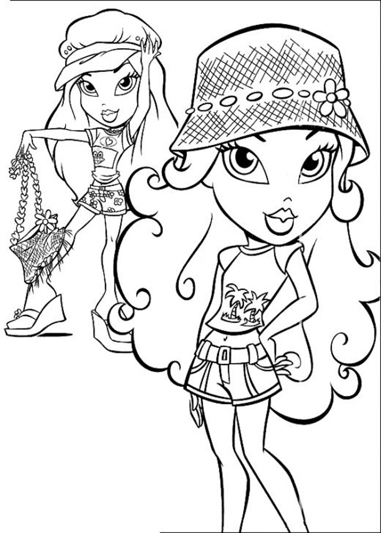 Free Printable Bratz Coloring Pages For Kids Free Printable Bratz Coloring Pages For Kids