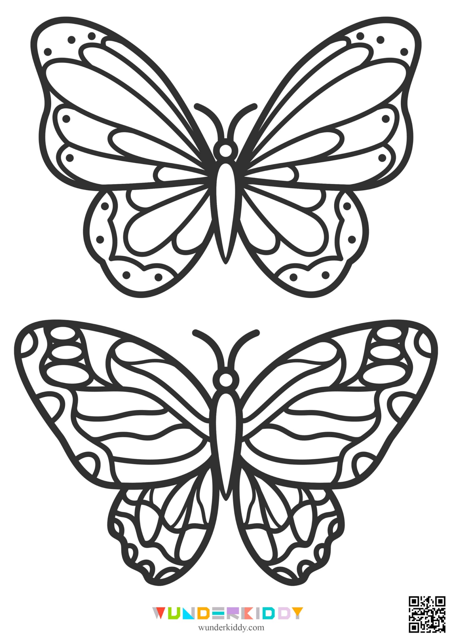 Free Printable Butterfly Coloring Book For Preschoolers Free Printable Butterfly Coloring Book For Preschoolers